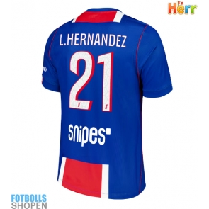 Billiga Paris Saint-Germain Lucas Hernandez #21 Hemmatröja 2026-27 Kortärmad